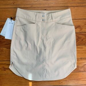 Adidas Essentials Three Stripes Golf Skort khaki size 0